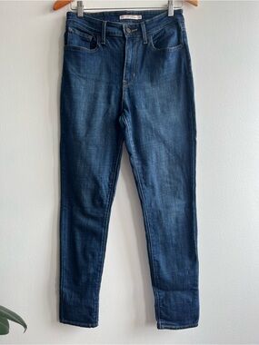Levi's 721 High-Rise Skinny Jean Dark Wash Women Sz 28 Kendall Jenner
